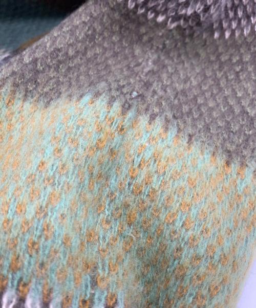 glamb（グラム）glamb (グラム) Dad Chequered Muffler ブラウンの古着・服飾アイテム