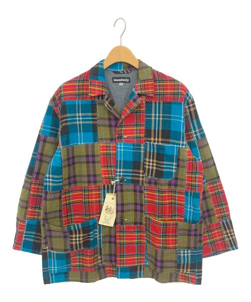 MONITALY（モニタリー）MONITALY (モニタリー) パッチワークイタリアンジェイルジャケット マルチカラー サイズ:ＳＩＺＥ４０ 未使用品の古着・服飾アイテム
