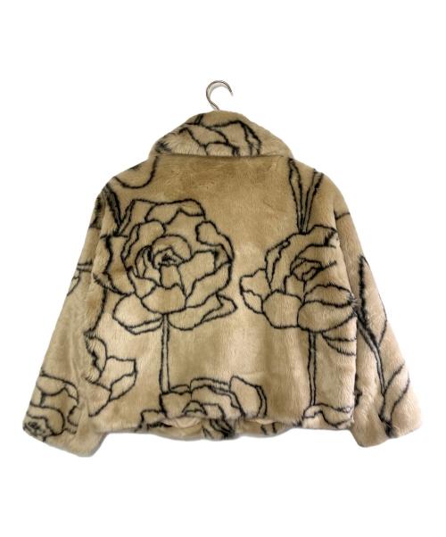 Jakke（ジャッキー）Jakke (ジャッキー) フェイクファージャケット ベージュ サイズ:SIZE 38の古着・服飾アイテム