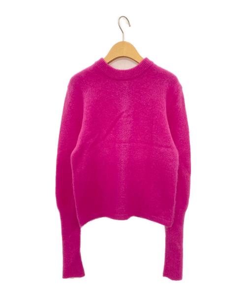 MEYAME（メヤメ）MEYAME (メヤメ) FLUFFY PULLOVER ピンク サイズ:Fの古着・服飾アイテム