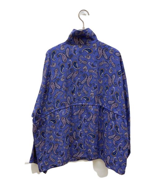 maturely（マチュアリー）maturely (マチュアリー) Paisley Print Half Zip Shirt パープル サイズ:FREEの古着・服飾アイテム
