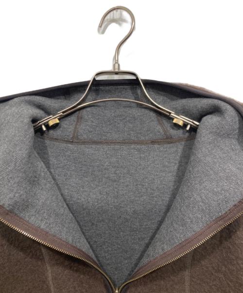 ASEEDONCLOUD（アシードンクラウド）ASEEDONCLOUD (アシードンクラウド) Reversible pajama hoodie ダークブラウン サイズ:Sの古着・服飾アイテム