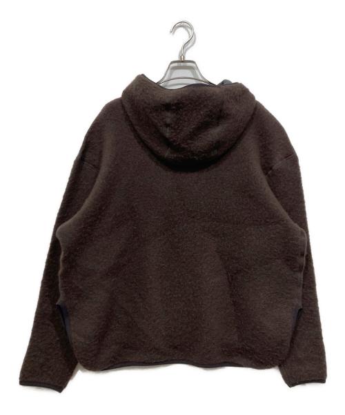 ASEEDONCLOUD（アシードンクラウド）ASEEDONCLOUD (アシードンクラウド) Reversible pajama hoodie ダークブラウン サイズ:Sの古着・服飾アイテム