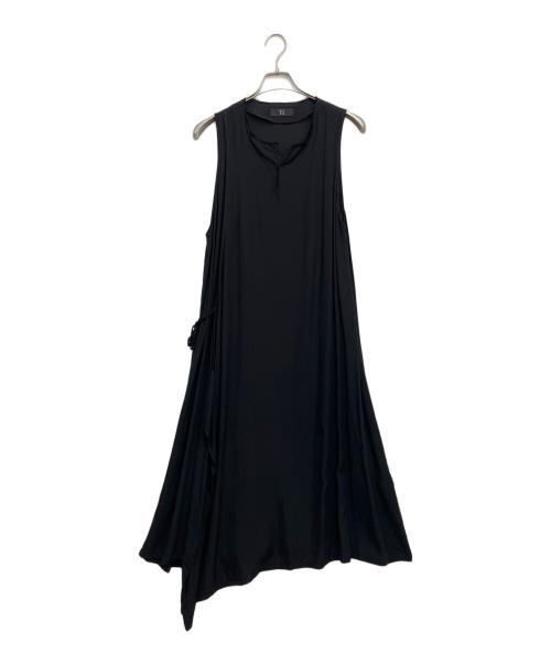 Y's（ワイズ）Y's (ワイズ) テンセルロングドレス ブラック サイズ:1の古着・服飾アイテム