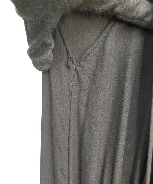 Y's（ワイズ）Y's (ワイズ) テンセルロングドレス ブラック サイズ:1の古着・服飾アイテム