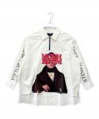 VIKTOR&ROLFヴィクター＆ロルフ）の古着「プルオーバーシャツ」｜ホワイト