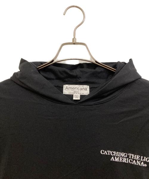 Americana（アメリカーナ）Americana (アメリカーナ) フードワンピ ブラック サイズ:SIZE Freeの古着・服飾アイテム