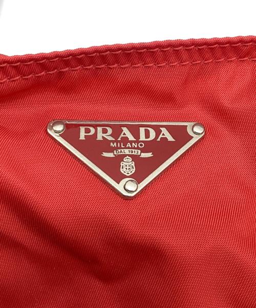 PRADA（プラダ）PRADA (プラダ) ナイロントートバッグ レッドの古着・服飾アイテム