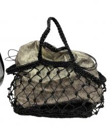 Maria La Rosa（マリアラローザ）の古着「メッシュバッグ」｜ブラック