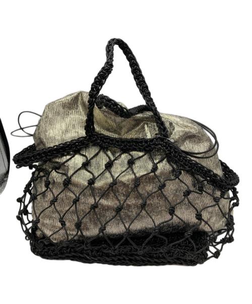 Maria La Rosa（マリアラローザ）Maria La Rosa (マリアラローザ) メッシュバッグ ブラックの古着・服飾アイテム