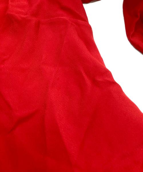 VALENTINO（ヴァレンティノ）VALENTINO (ヴァレンティノ) Vlogo Scarf Shift Dress レッド サイズ:40の古着・服飾アイテム
