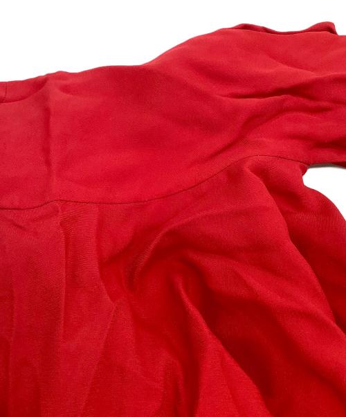 VALENTINO（ヴァレンティノ）VALENTINO (ヴァレンティノ) Vlogo Scarf Shift Dress レッド サイズ:40の古着・服飾アイテム
