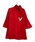 VALENTINO（ヴァレンティノ）の古着「Vlogo Scarf Shift Dress」｜レッド
