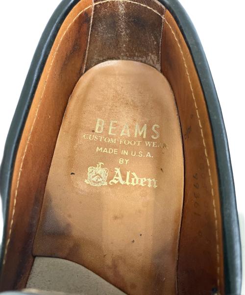 BEAMS（ビームス）BEAMS (ビームス) ALDEN (オールデン) ローファー ブラック サイズ:5B/Dの古着・服飾アイテム