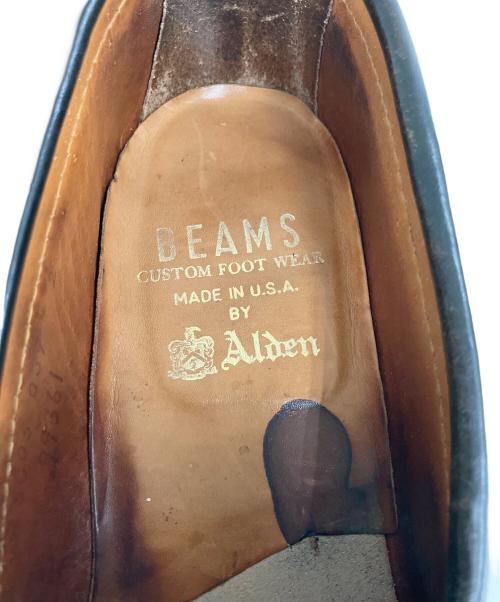 BEAMS（ビームス）BEAMS (ビームス) ALDEN (オールデン) ローファー ブラック サイズ:5B/Dの古着・服飾アイテム