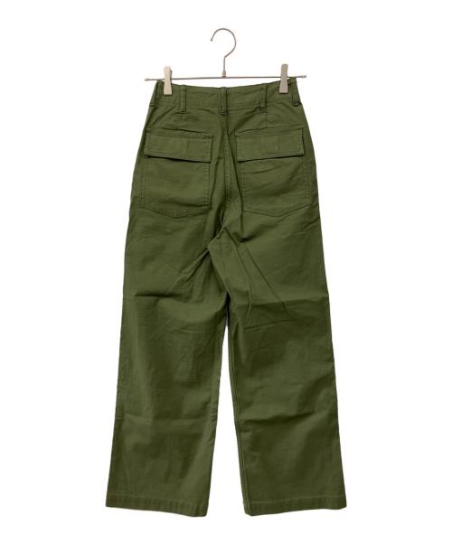 JOURNAL STANDARD relume（ジャーナルスタンダード レリューム）JOURNAL STANDARD relume (ジャーナルスタンダード レリューム) ワイドベイカーパンツ グリーン サイズ:36の古着・服飾アイテム
