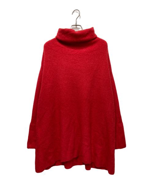 BATONER（バトナ―）BATONER (バトナ―) カシミヤフォックスユニークタートルニット レッド サイズ:1の古着・服飾アイテム
