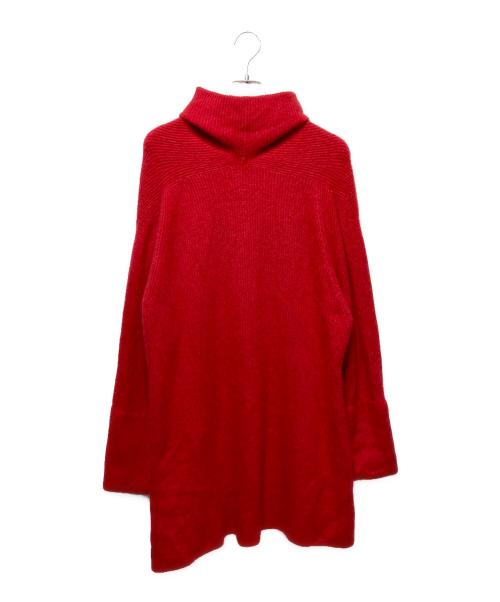 BATONER（バトナ―）BATONER (バトナ―) カシミヤフォックスユニークタートルニット レッド サイズ:1の古着・服飾アイテム