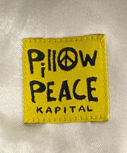 KAPITAL（キャピタル）KAPITAL (キャピタル) SHAM PILLOW BOMBER JACKET アイボリー×ブルー サイズ:3の古着・服飾アイテム