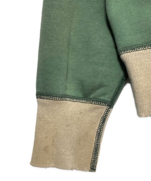 SAINT MICHAEL（セントマイケル）SAINT MICHAEL (セントマイケル) SWEAT SHIRT / FELT グリーン サイズ:Lの古着・服飾アイテム