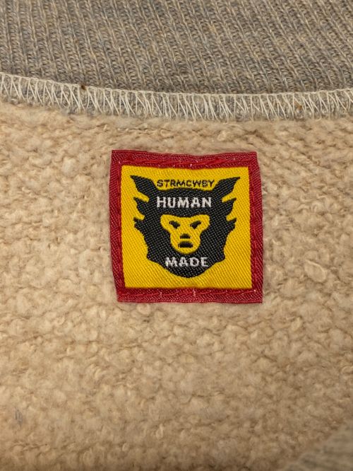 HUMAN MADE（ヒューマンメイド）HUMAN MADE (ヒューマンメイド) THE BEATLES (ビートルズ) BEATLES SWEATSHIRT（ビートルズスウェットシャツ） グレー サイズ:Lの古着・服飾アイテム