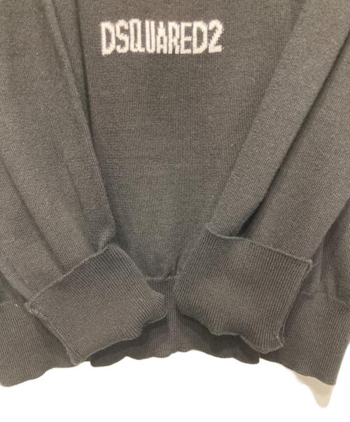 DSQUARED2（ディースクエアード）DSQUARED2 (ディースクエアード) HANDY SMURF PULLOVER ブラック サイズ:Mの古着・服飾アイテム
