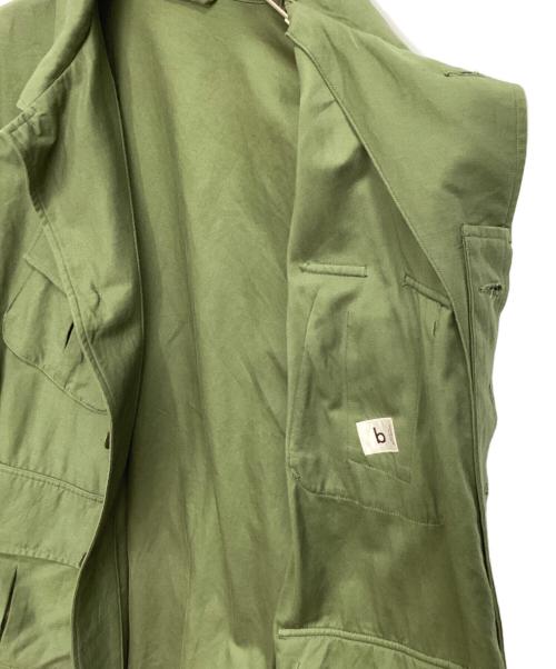blurhms ROOTSTOCK（ブラームスルーツストック）blurhms ROOTSTOCK (ブラームスルーツストック) コットンリネンコンバットトロピカルジャケット オリーブ サイズ:3の古着・服飾アイテム