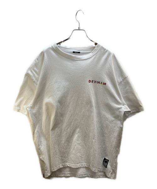 Denham（デンハム）Denham (デンハム) Karski&Beyond KBXD SKULL＆CUTTER BOX TEE ホワイト サイズ:XLの古着・服飾アイテム