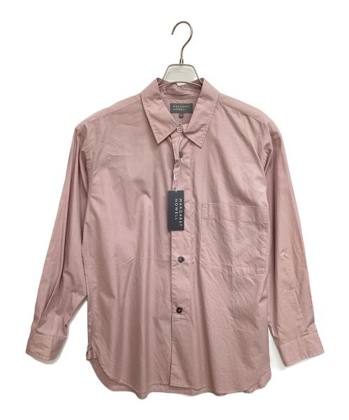 MARGARET HOWELL（マーガレットハウエル）MARGARET HOWELL (マーガレットハウエル) PAPER COTTON POPLIN SHIRT ピンク サイズ:L 未使用品の古着・服飾アイテム