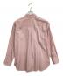 MARGARET HOWELL (マーガレットハウエル) PAPER COTTON POPLIN SHIRT ピンク サイズ:L 未使用品：13000円