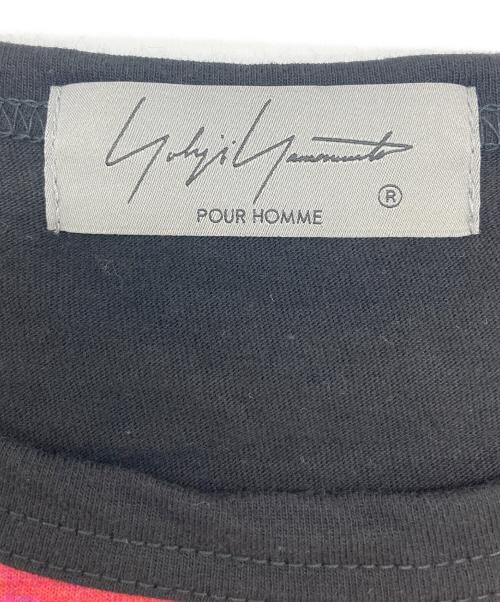Yohji Yamamoto pour homme（ヨウジヤマモト プールオム）Yohji Yamamoto pour homme (ヨウジヤマモト プールオム) 花図鑑Tシャツ ブラック サイズ:3の古着・服飾アイテム