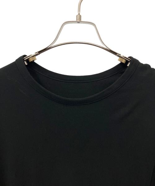 GROUND Y（グラウンドワイ）GROUND Y (グラウンドワイ) スナップスリットロングカットソー ブラック サイズ:3の古着・服飾アイテム