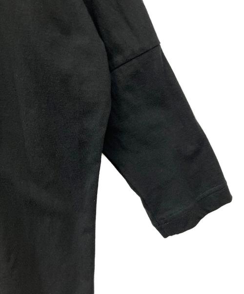GROUND Y（グラウンドワイ）GROUND Y (グラウンドワイ) スナップスリットロングカットソー ブラック サイズ:3の古着・服飾アイテム