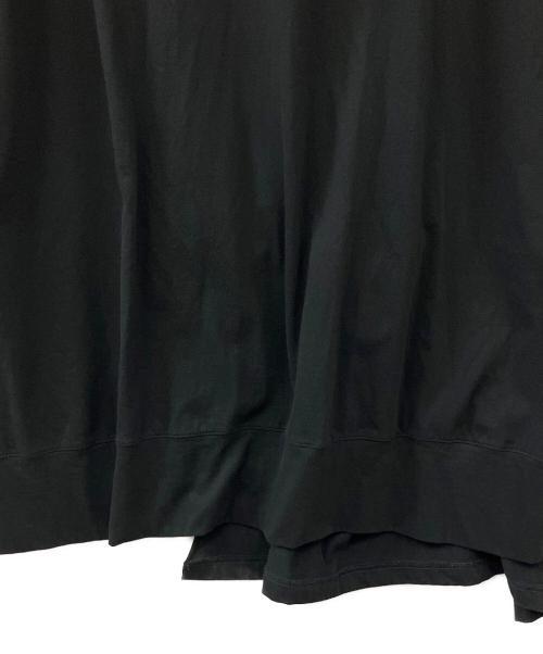 GROUND Y（グラウンドワイ）GROUND Y (グラウンドワイ) スナップスリットロングカットソー ブラック サイズ:3の古着・服飾アイテム