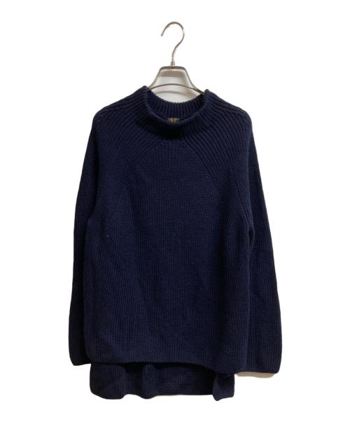 BATONER（バトナ―）BATONER (バトナ―) SIGNATURE BOTTLE NECK ネイビー サイズ:2の古着・服飾アイテム