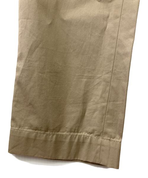 45R（フォーティファイブ・アール）45R (フォーティファイブ・アール) 薄高密度ギャバの908みゆきパンツ ベージュ サイズ:2の古着・服飾アイテム