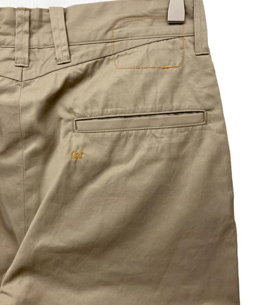 45R（フォーティファイブ・アール）45R (フォーティファイブ・アール) 薄高密度ギャバの908みゆきパンツ ベージュ サイズ:2の古着・服飾アイテム