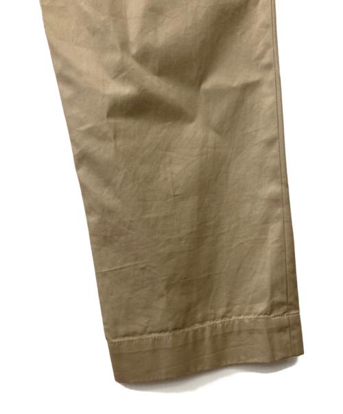 45R（フォーティファイブ・アール）45R (フォーティファイブ・アール) 薄高密度ギャバの908みゆきパンツ ベージュ サイズ:2の古着・服飾アイテム