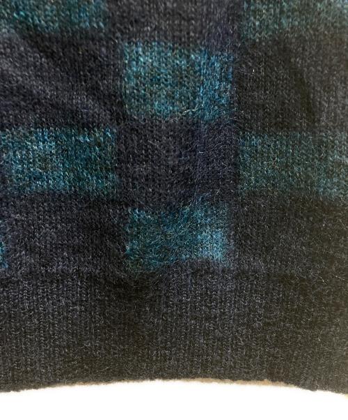 BLUE BLUE（ブルーブルー）BLUE BLUE (ブルーブルー) グラデーションイチマツモヘアベスト ネイビー サイズ:1の古着・服飾アイテム