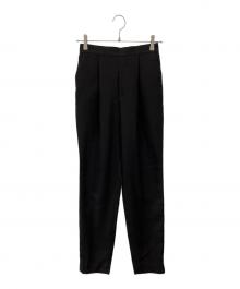 ENFOLD（エンフォルド）の古着「リネンライク ゴムジョッパーズパンツ」｜ブラック