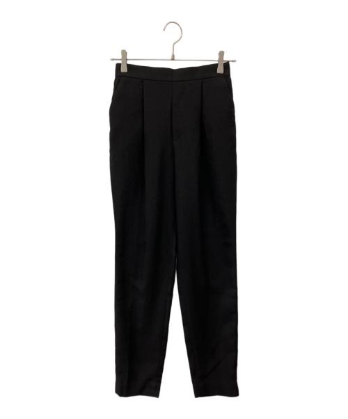 ENFOLD（エンフォルド）ENFOLD (エンフォルド) リネンライク ゴムジョッパーズパンツ ブラック サイズ:38の古着・服飾アイテム