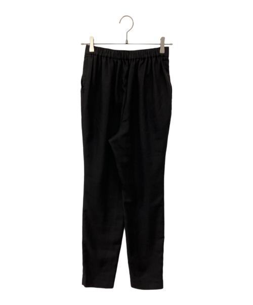 ENFOLD（エンフォルド）ENFOLD (エンフォルド) リネンライク ゴムジョッパーズパンツ ブラック サイズ:38の古着・服飾アイテム
