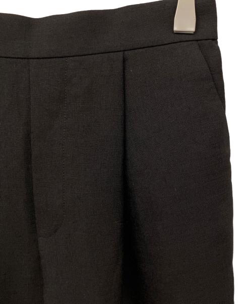 ENFOLD（エンフォルド）ENFOLD (エンフォルド) リネンライク ゴムジョッパーズパンツ ブラック サイズ:38の古着・服飾アイテム