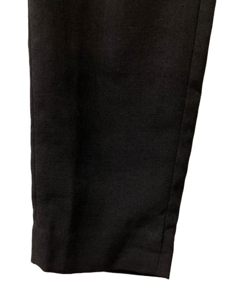 ENFOLD（エンフォルド）ENFOLD (エンフォルド) リネンライク ゴムジョッパーズパンツ ブラック サイズ:38の古着・服飾アイテム