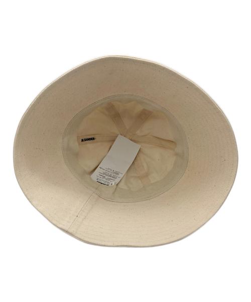 JIL SANDER+（ジルサンダープラス）JIL SANDER+ (ジルサンダープラス) コットンバケットハット　JPUQ590371 アイボリー サイズ:Mの古着・服飾アイテム
