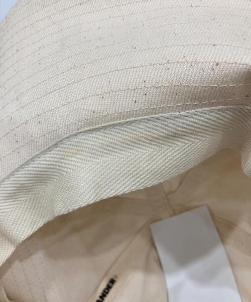 JIL SANDER+（ジルサンダープラス）JIL SANDER+ (ジルサンダープラス) コットンバケットハット　JPUQ590371 アイボリー サイズ:Mの古着・服飾アイテム