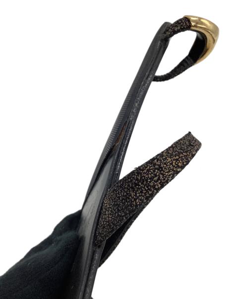 GIUSEPPE ZANOTTI（ジュゼッペザノッティ）GIUSEPPE ZANOTTI (ジュゼッペザノッティ) オヤユビプレートサンダル ブラック サイズ:38の古着・服飾アイテム