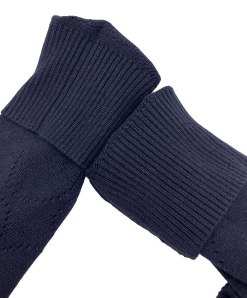 DOUBLE STANDARD CLOTHING（ダブルスタンダードクロージング）DOUBLE STANDARD CLOTHING (ダブルスタンダードクロージング) ハートジャガードクルーネックニット ネイビー サイズ:38の古着・服飾アイテム