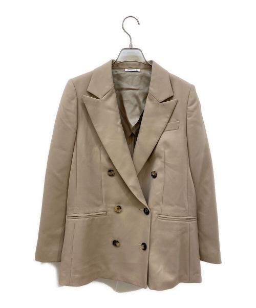 EVERYDAY I LIKE.（エヴリデイ アイ ライク）EVERYDAY I LIKE. (エヴリデイ アイ ライク) ダブルジャケット ベージュ サイズ:36の古着・服飾アイテム