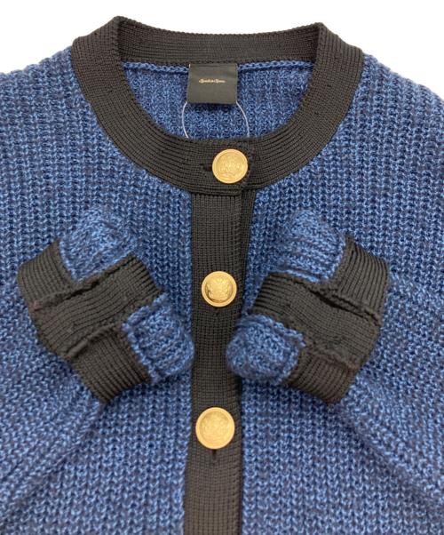 Spick and Span（スピック＆スパン）Spick and Span (スピックアンドスパン) ツイードニットカーディガン ネイビー サイズ:FREE 未使用品の古着・服飾アイテム